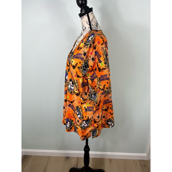 Disney Mickey Mouse Halloween Scrub Top - Picture 9 of 9